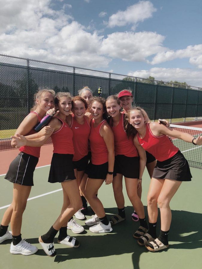 Visitation Tennis - one of the largest teams in the state